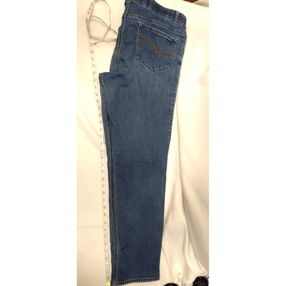 WOMENS LEE RIDERS JEANS, 16W, SLIM STRAIGHT LEG - Picture 8 of 10